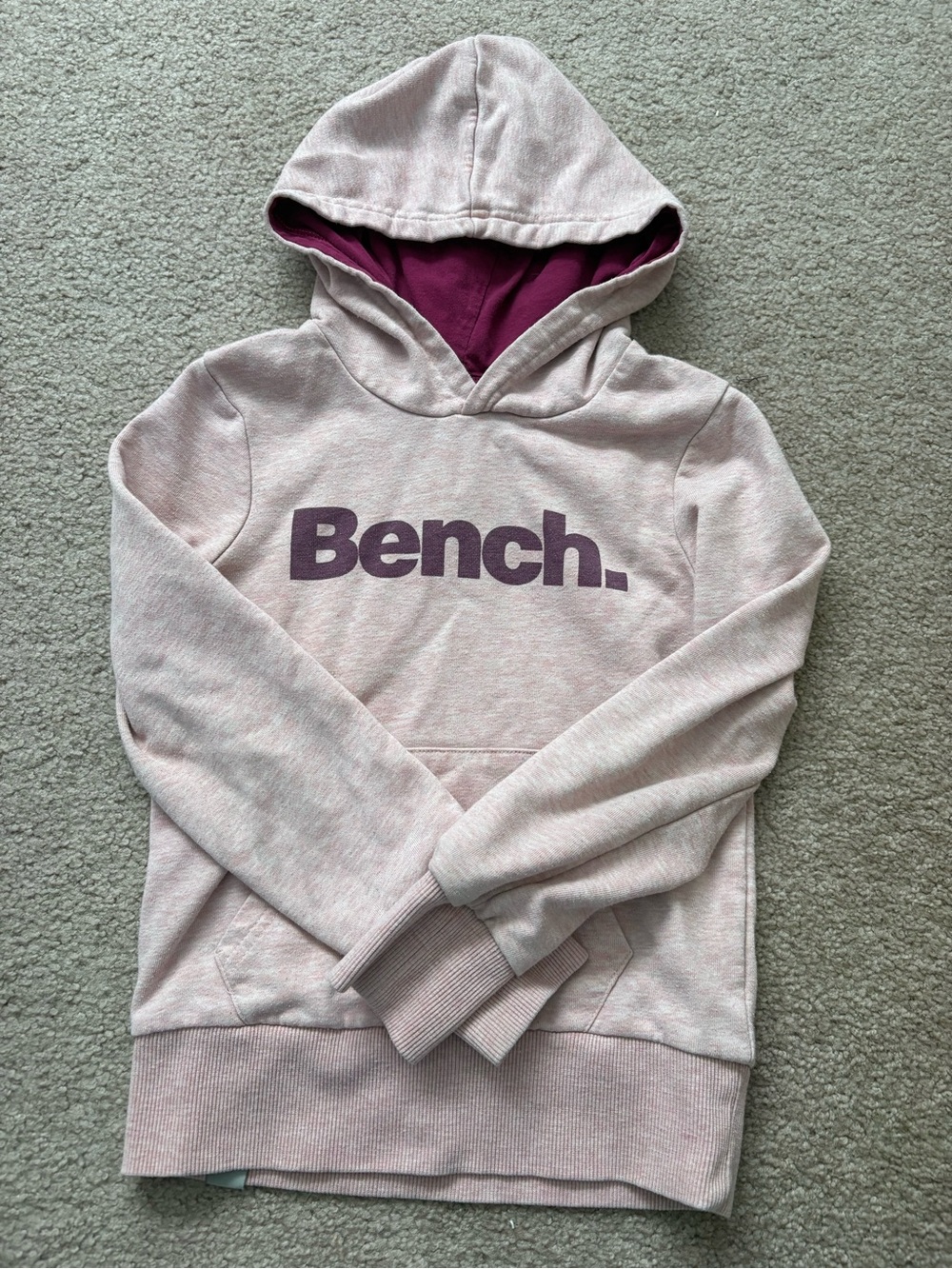 Bench Kids Light Pink Hoodie Sweater